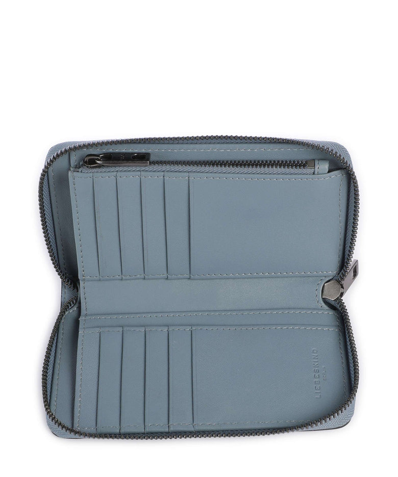 Liebeskind Lila Frieda Sheep Natural Wallet blue heaven