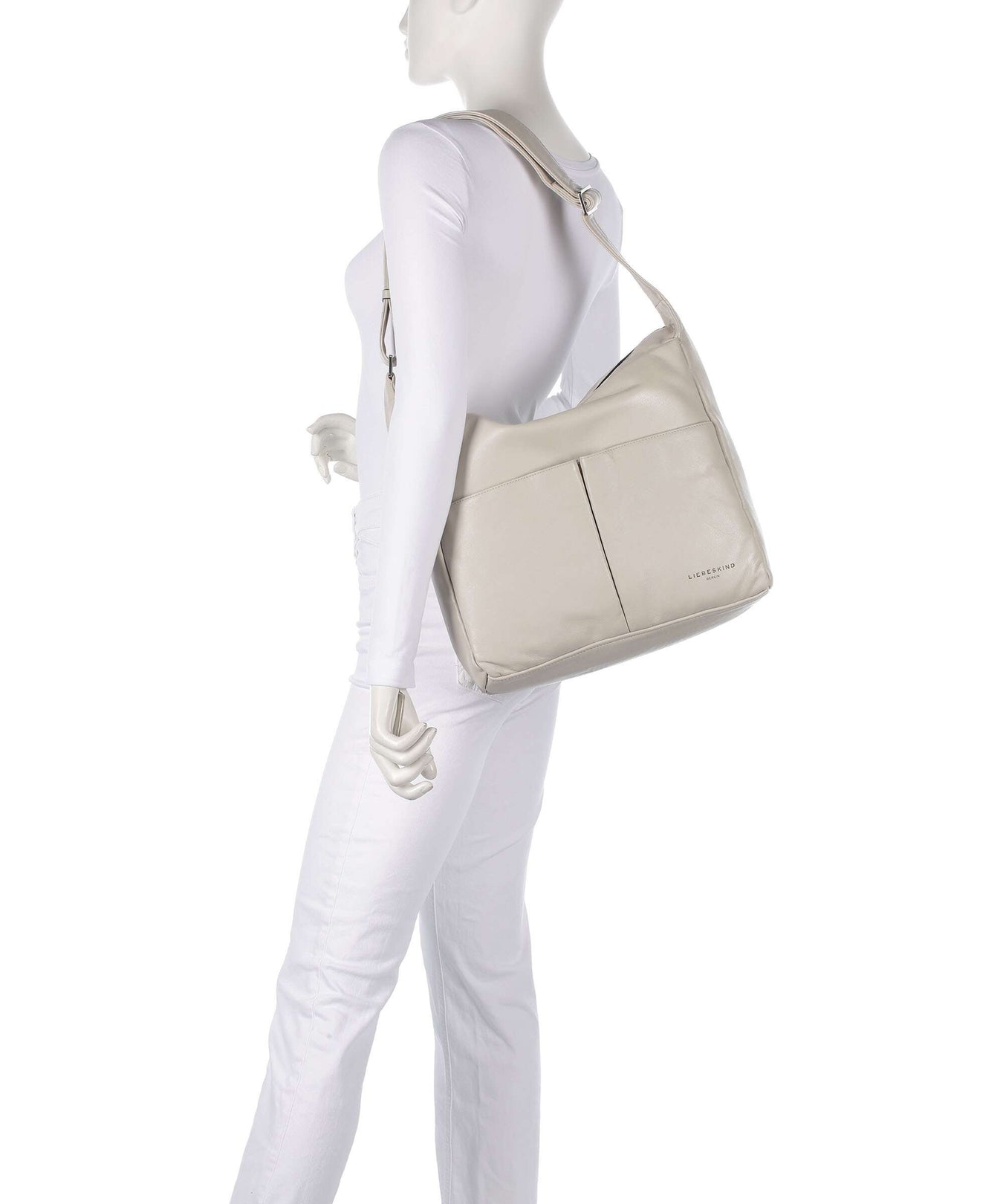 Liebeskind Hera Sheep Natuarl M Hobo bag milk