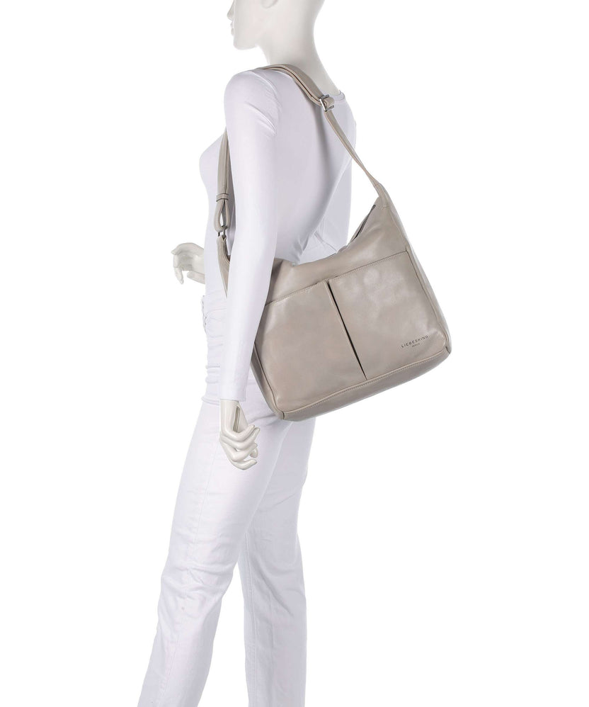 Liebeskind Hera Sheep Natuarl M Hobo bag steel