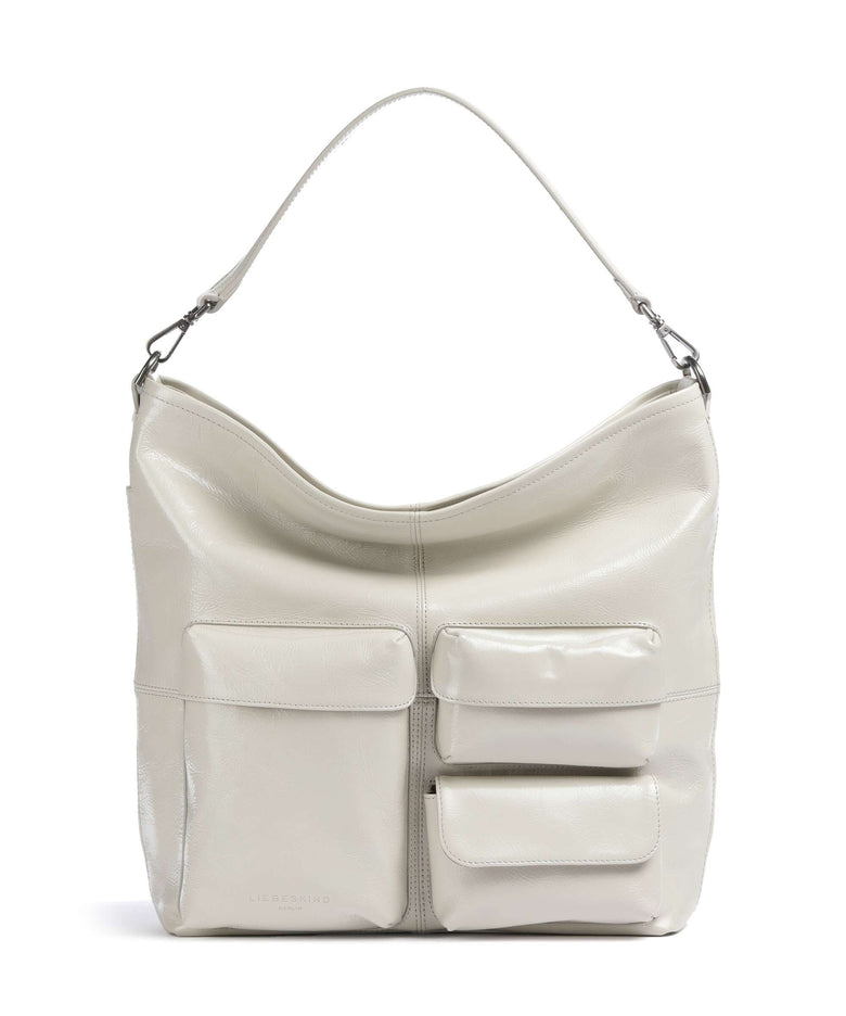 Liebeskind LK 204 Lack Distressed M Hobo bag milk