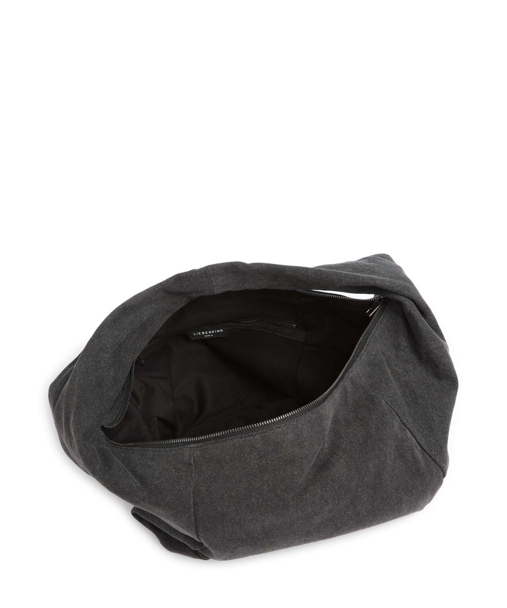 Liebeskind Farrah Denim L Hobo bag black