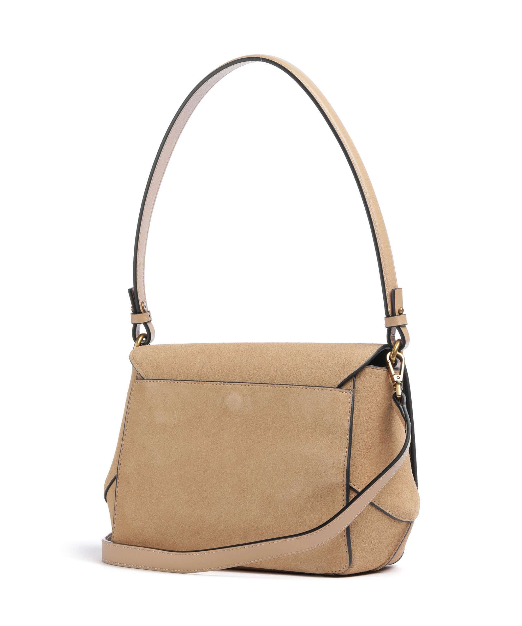 Liebeskind Lilly Suede M Shoulder bag beige