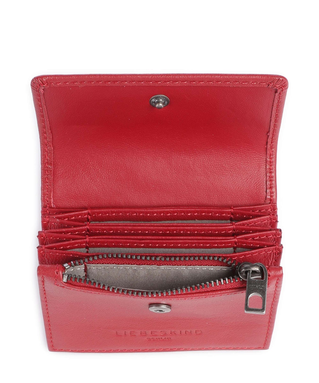Liebeskind Akkordeon Soft Nappa S RFID Wallet true red