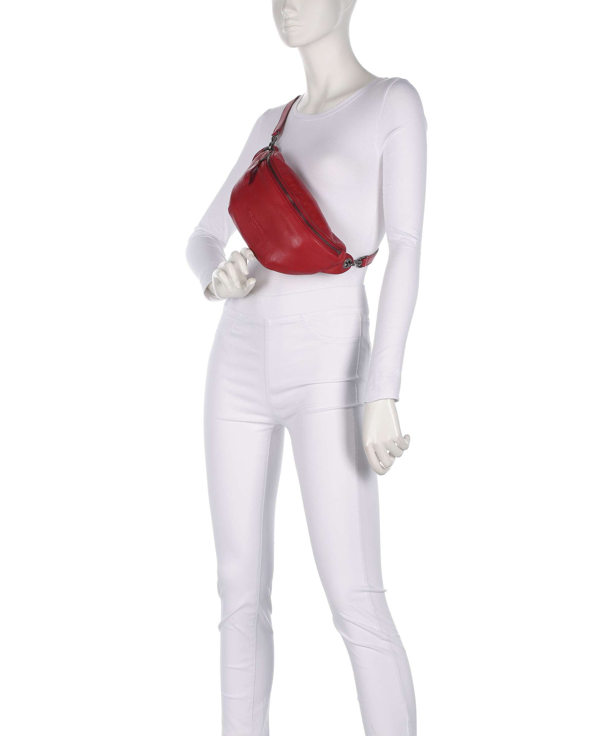 Liebeskind Tavia Sheep Natural M Fanny pack true red