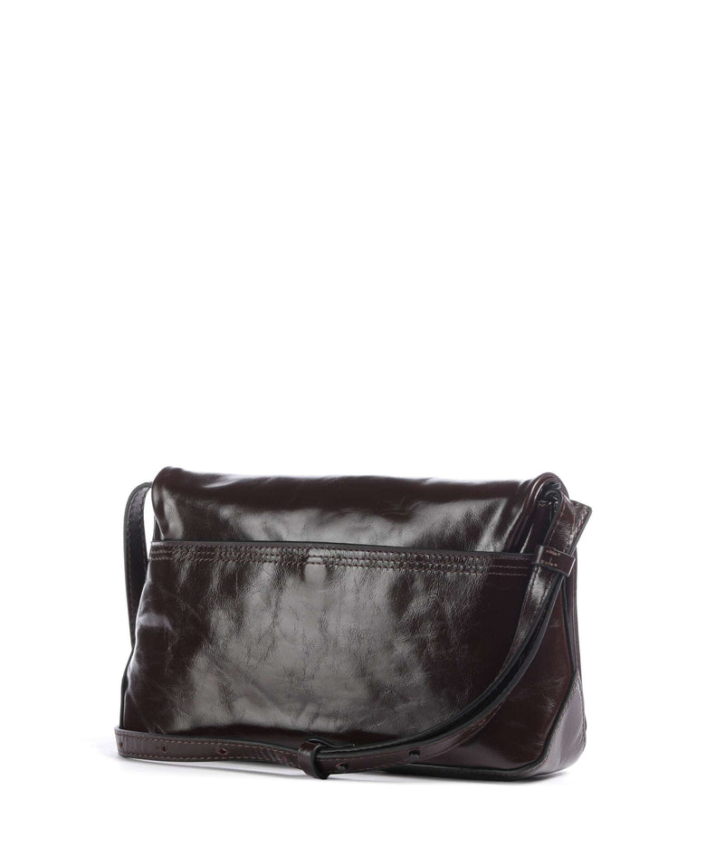 Liebeskind Rive Paper Touch Crinkle S Crossbody bag burgundy