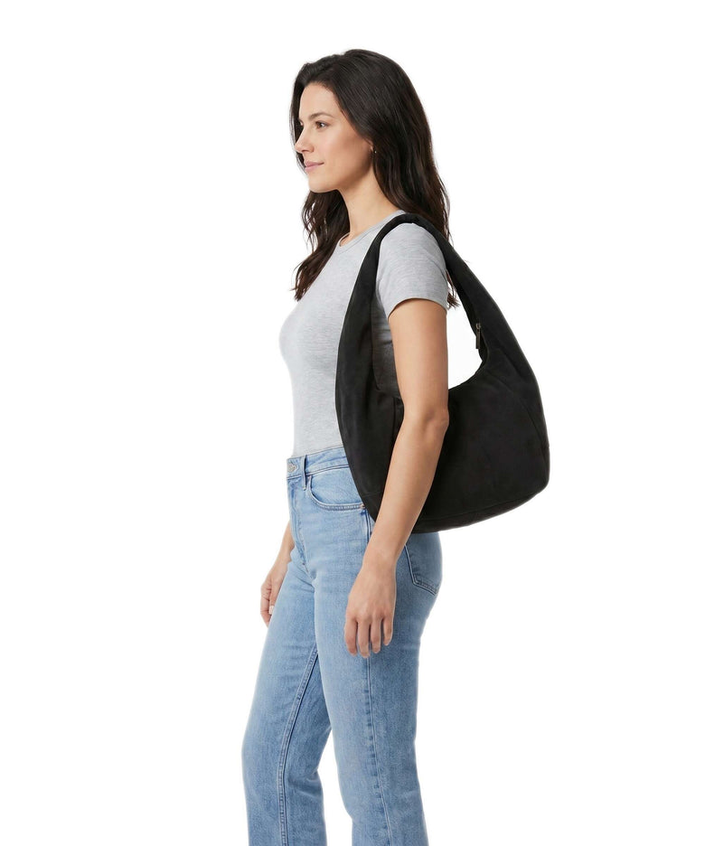 Liebeskind Farrah II Suede M Hobo bag deep soil