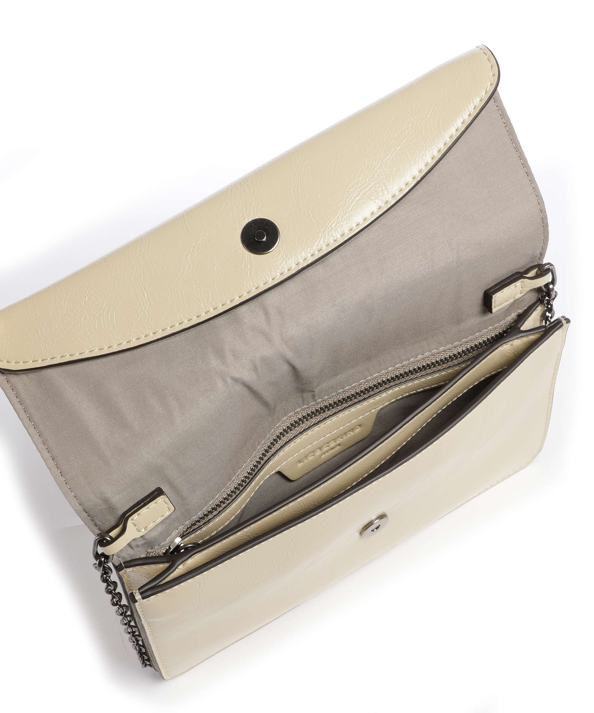 Liebeskind Audrey Recycled Lack Distressed S Crossbody bag biscotti