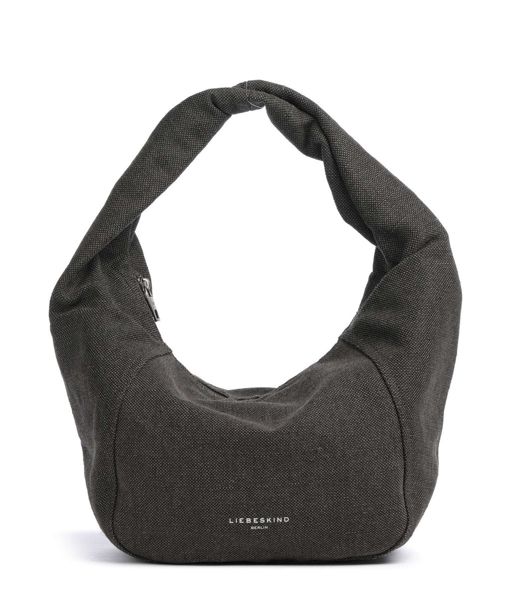 Liebeskind Farrah Heavy Canvas Washed M Hobo bag deep soil