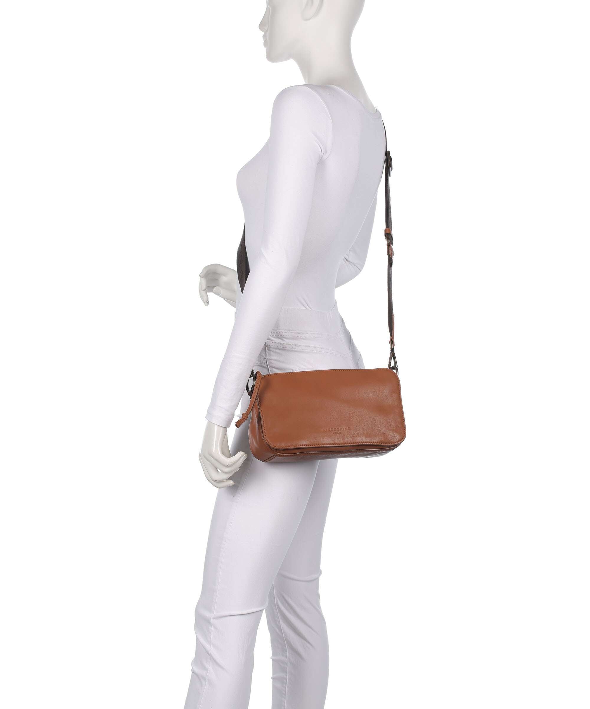 Liebeskind Clarice Sheep Natural Crossbody bag cognac