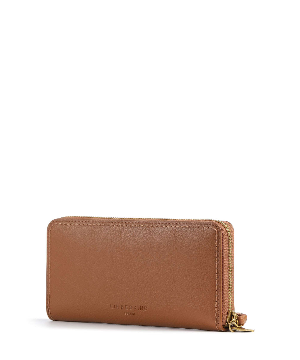 Liebeskind Gigi Capri Cow Naturale L Wallet cognac