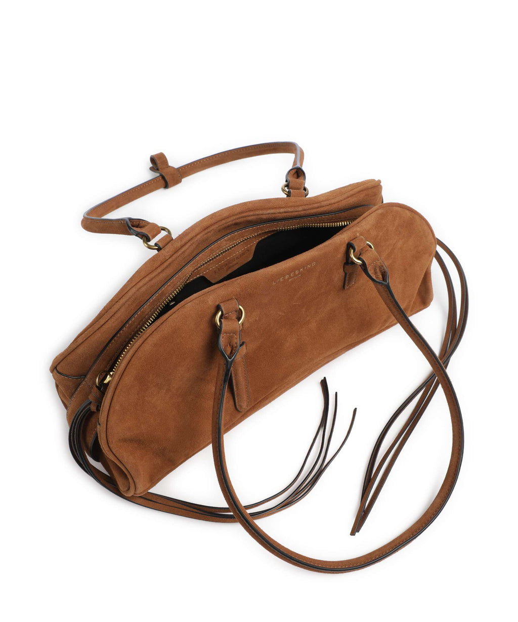 Liebeskind Capri Suede M Shoulder bag brown