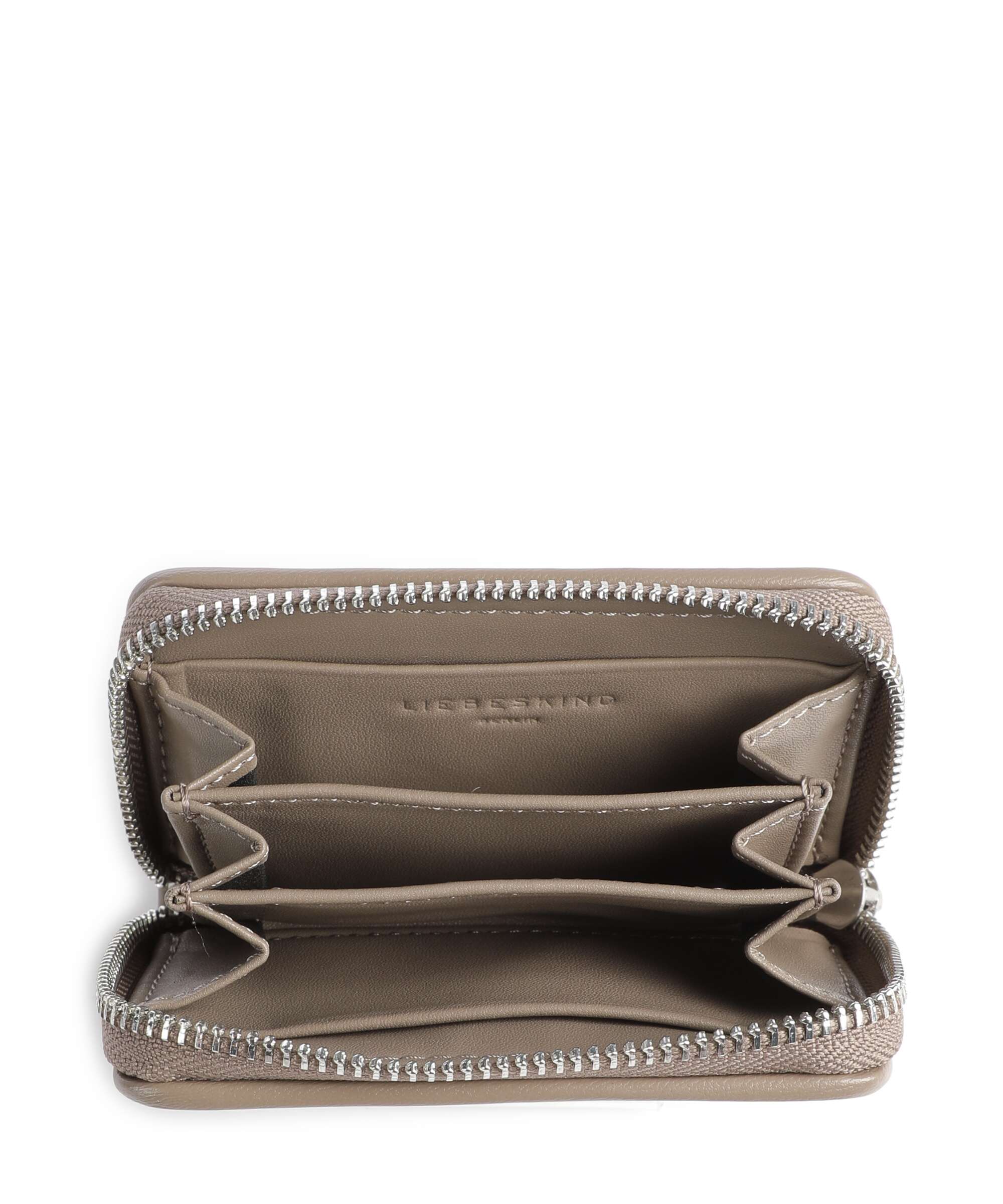 Liebeskind Mino Faye Vintage Goat XS Wallet neutral grey