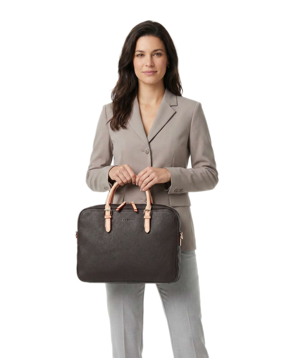 Bugatti Ella Briefcase dunkelbraun