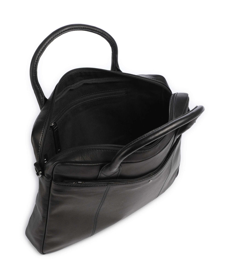 Bugatti Black Magic Briefcase schwarz