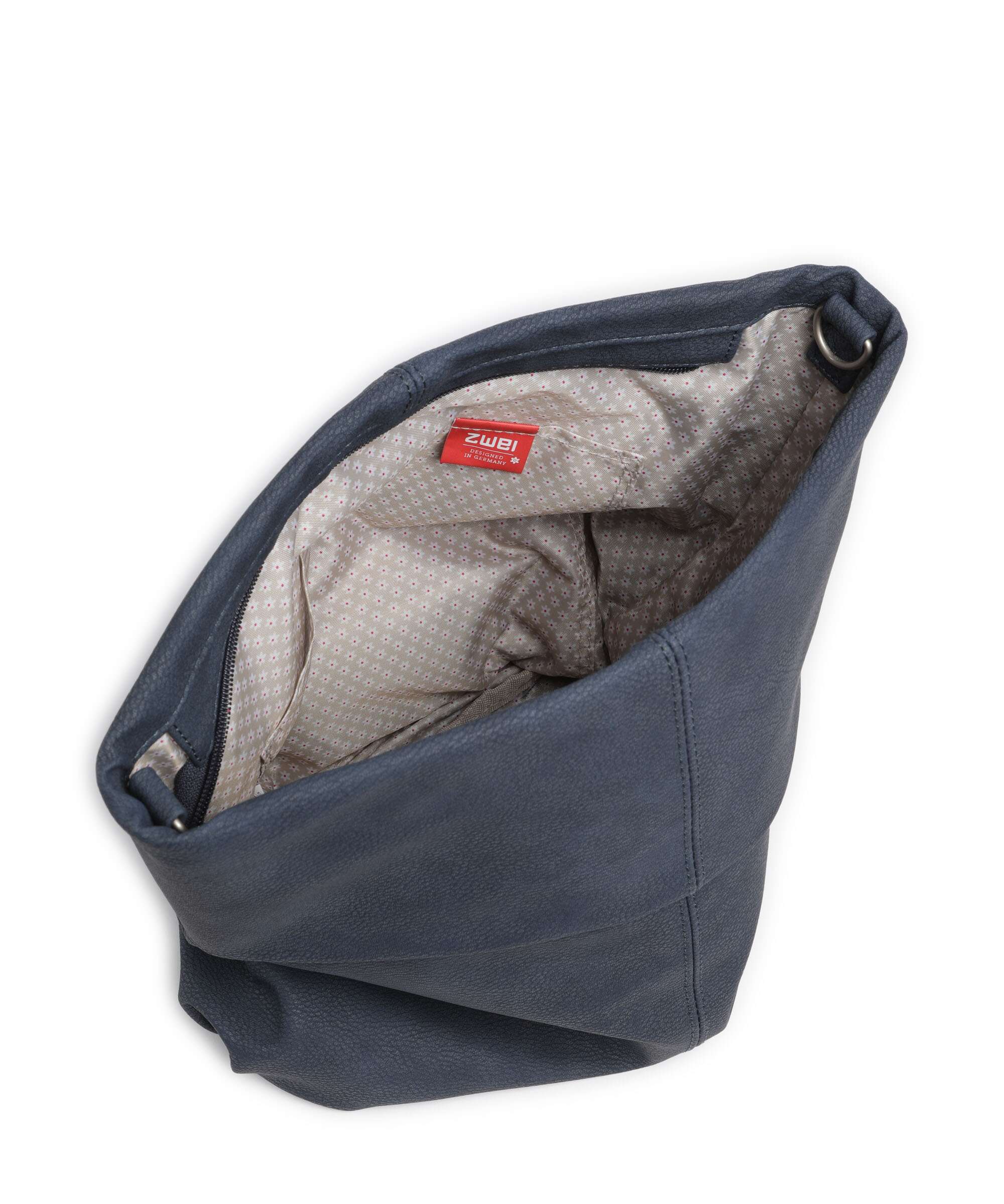 Zwei Mademoiselle.M M12 Hobo bag nubuk blue