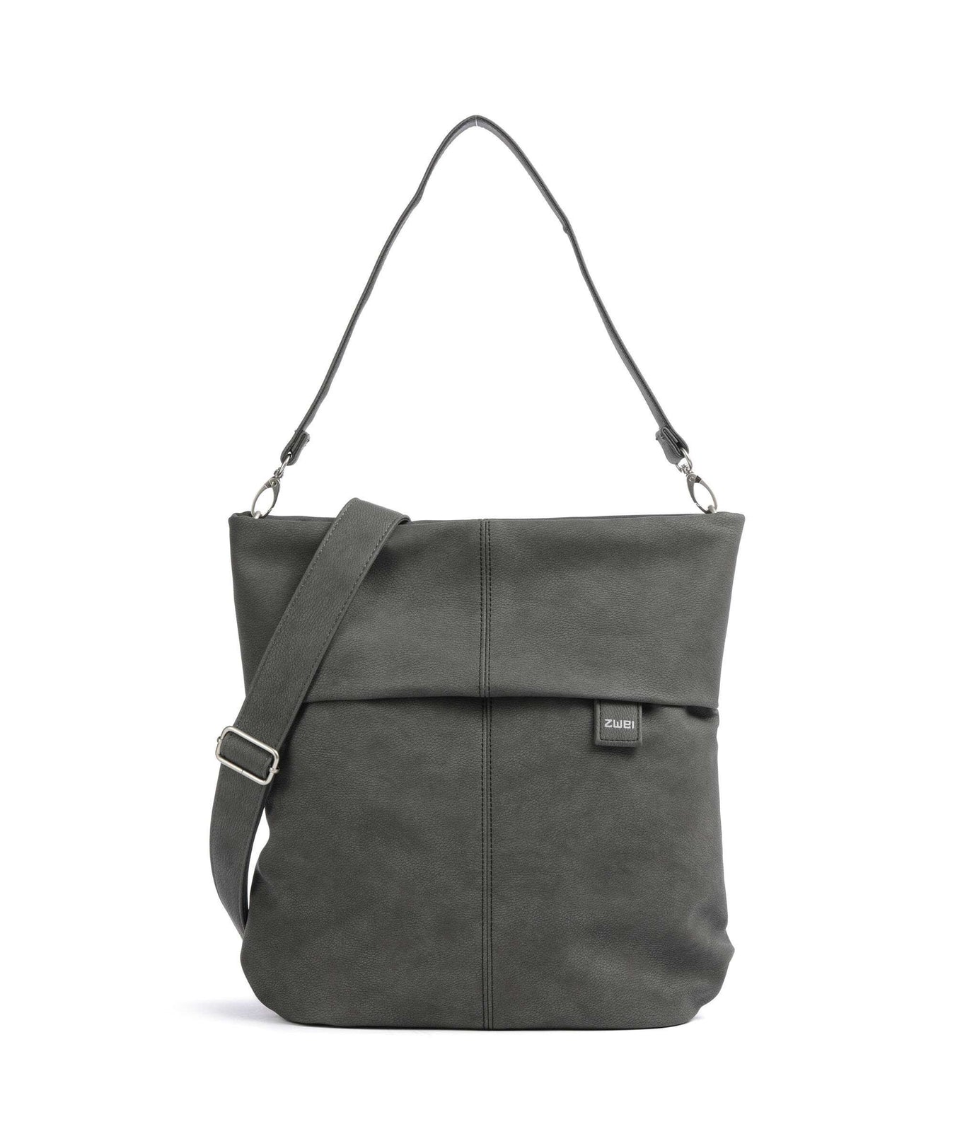 Zwei Mademoiselle M140 Hobo bag nubuk stone