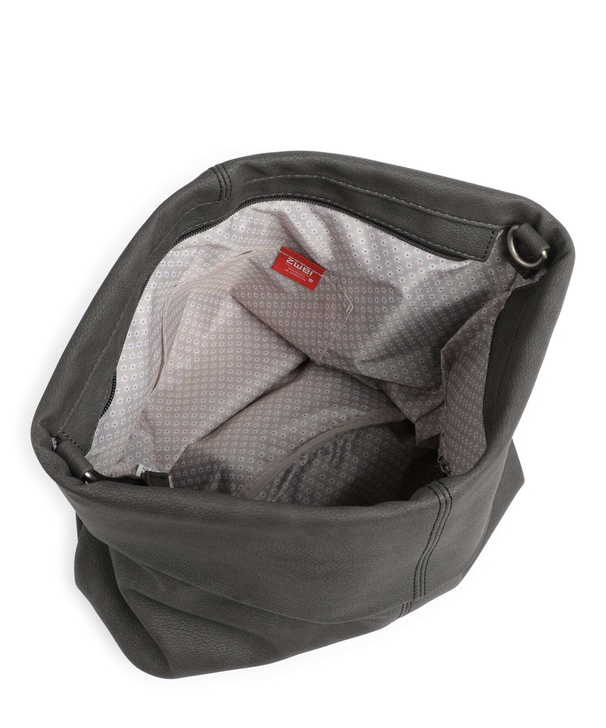 Zwei Mademoiselle.M M140 Hobo bag nubuk stone