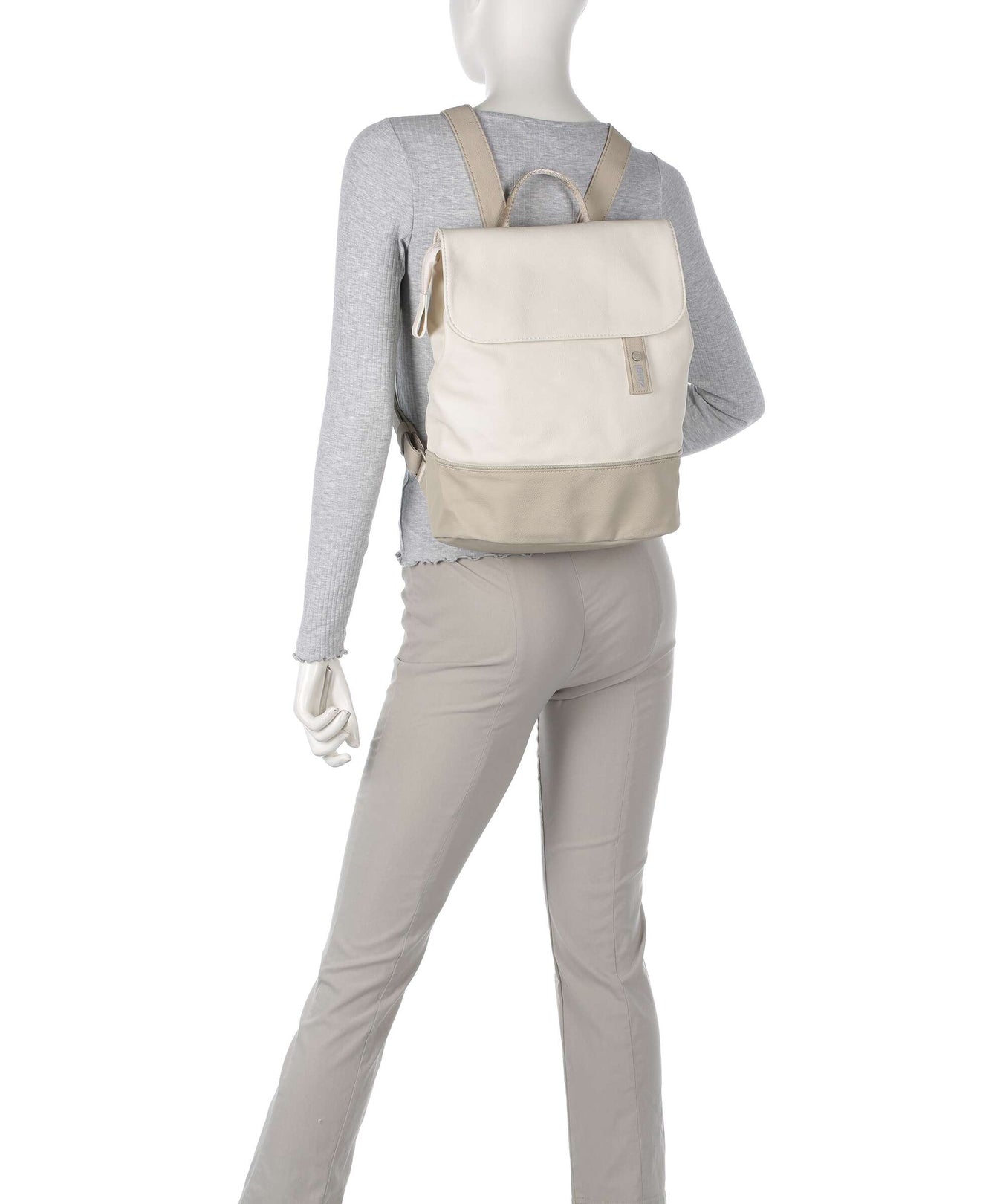 Zwei Jana JR13 Backpack nubuk linen