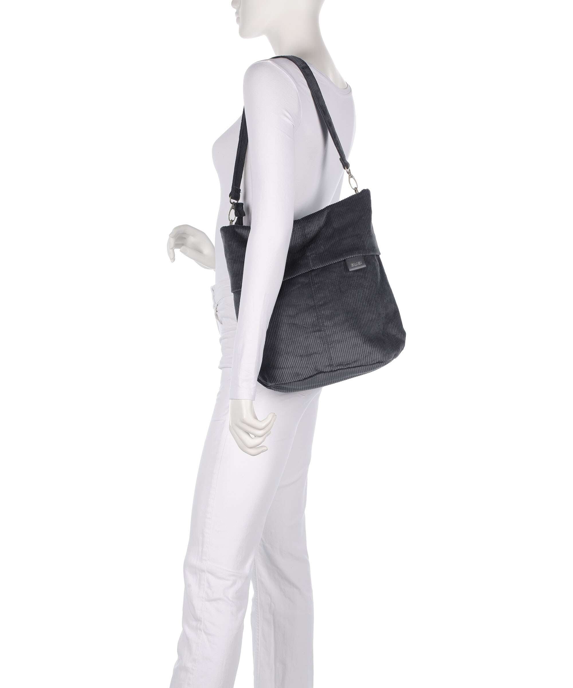 Zwei Mademoiselle.M M12 Hobo bag cord polar