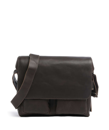 Aunts & Uncles Hunter Nick Porte-document vintage brown