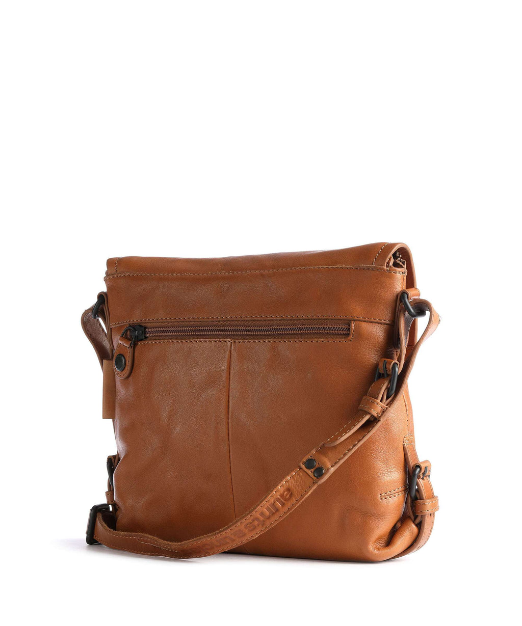 Aunts & Uncles Grandma's Luxury Club Mrs. Puff Pie Crossbody bag caramel