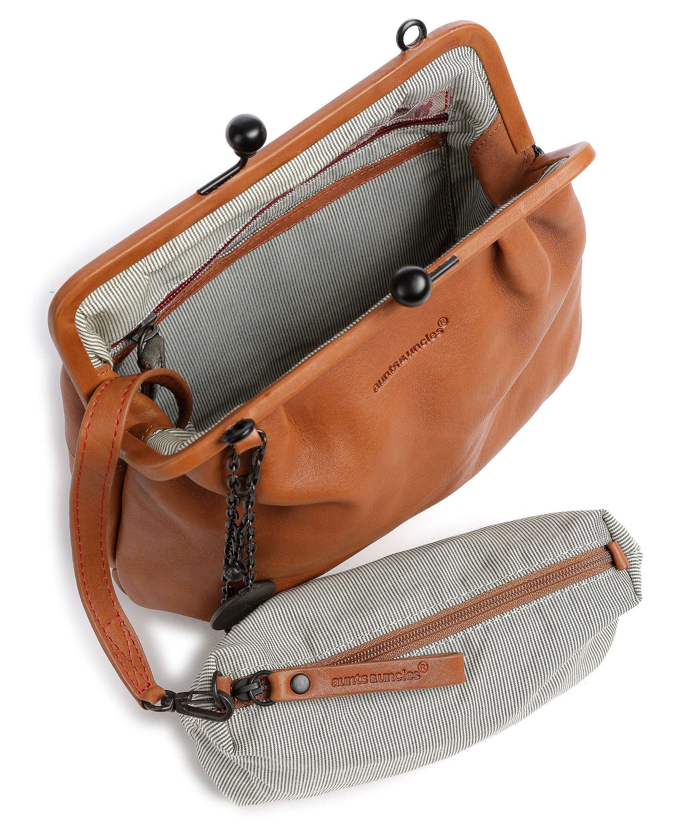 Aunts & Uncles Grandma's Luxury Club Mrs. Fortune Cookie Crossbody bag caramel