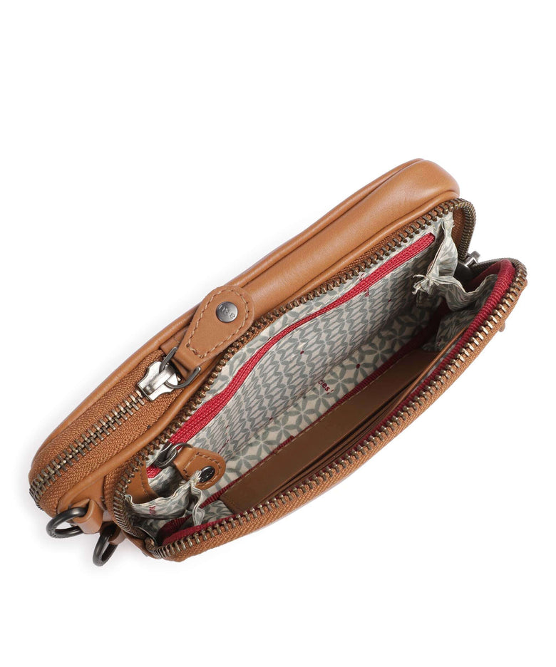 Aunts & Uncles Jamie's Orchard Prune Phone bag cognac