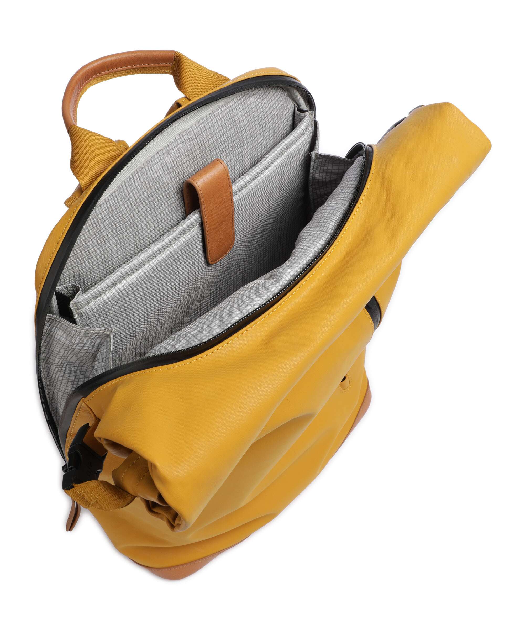 Aunts & Uncles Japan Fukui Rolltop backpack mustard