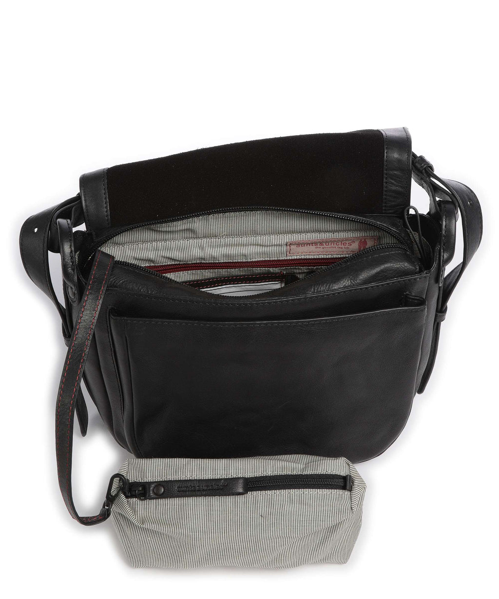 Aunts & Uncles Grandma's Luxury Club Mrs. Bourbon Brownie Crossbody bag black smoke