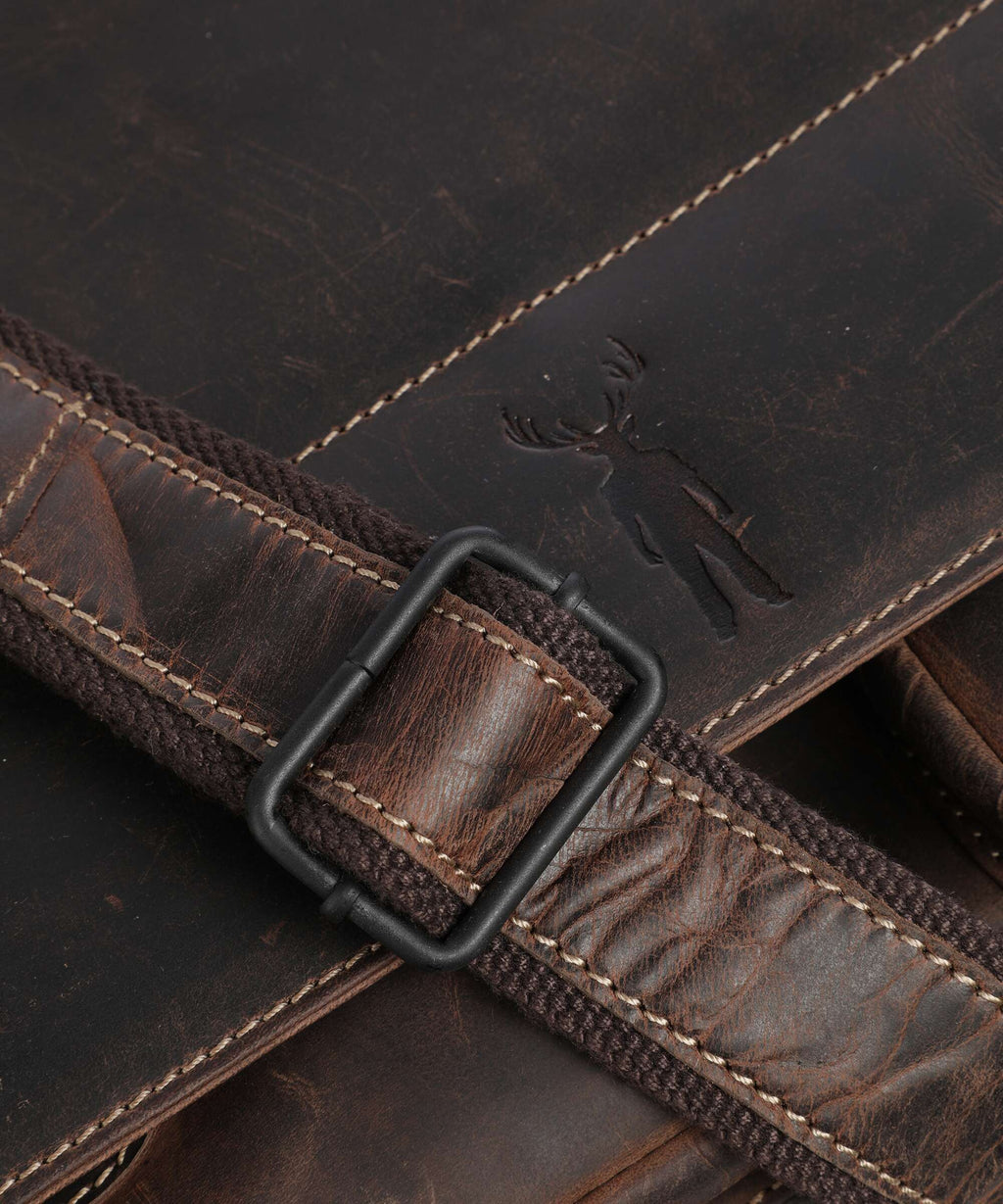 Jack Kinsky Baltimore 6 Briefcase mokka