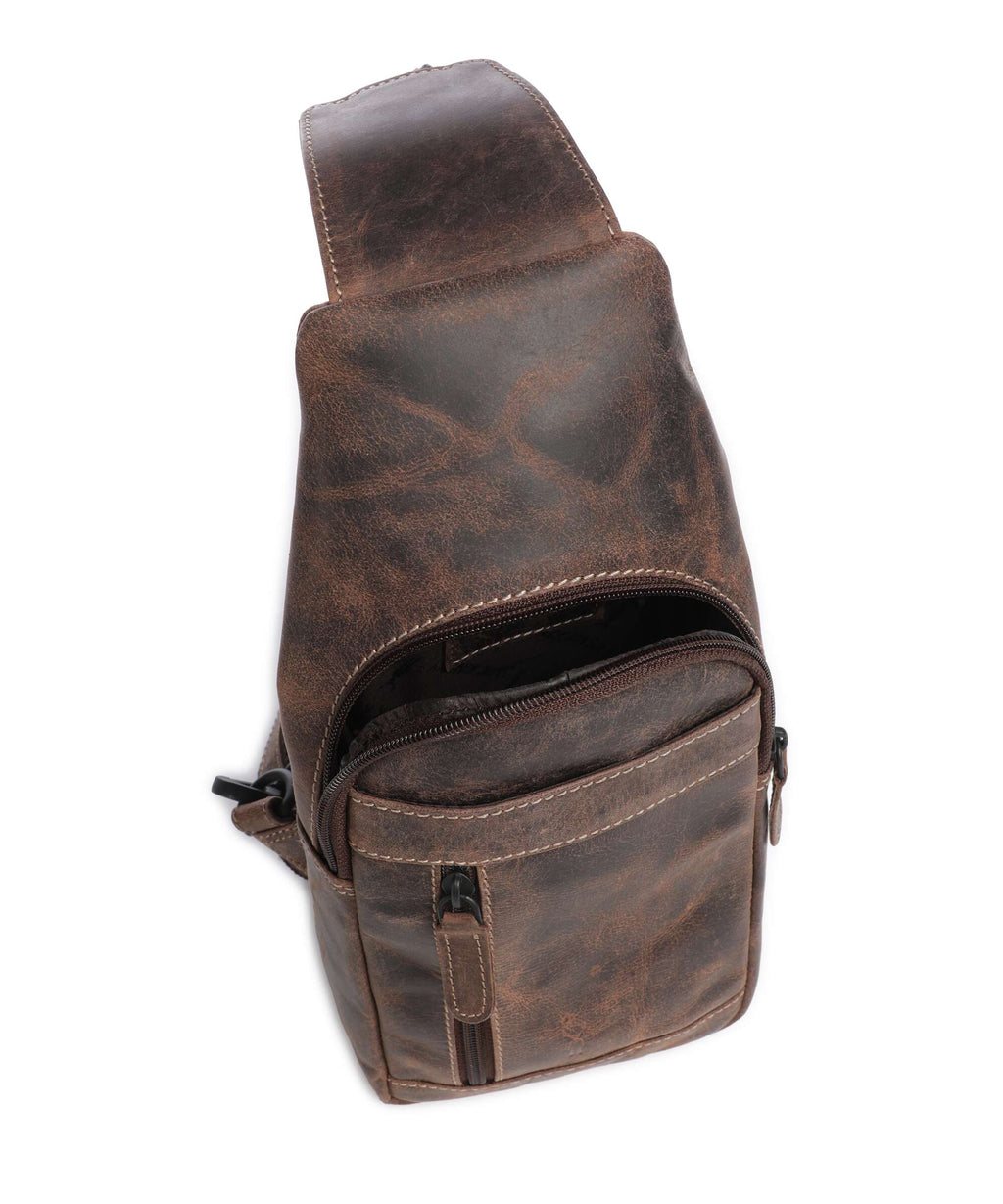 Jack Kinsky Baltimore 17 Sling bag mokka 
