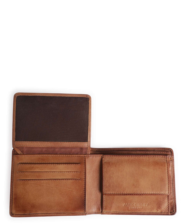 Jack Kinsky Nelson 101 Wallet cognac