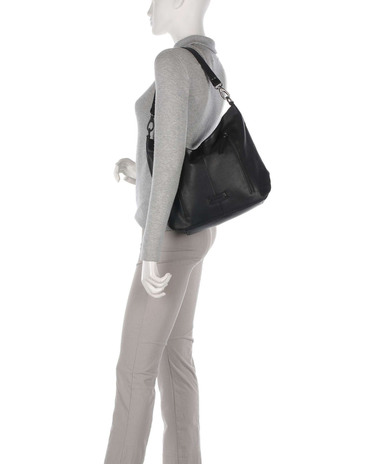 Jack Kinsky Montreal 24N Hobo bag schwarz