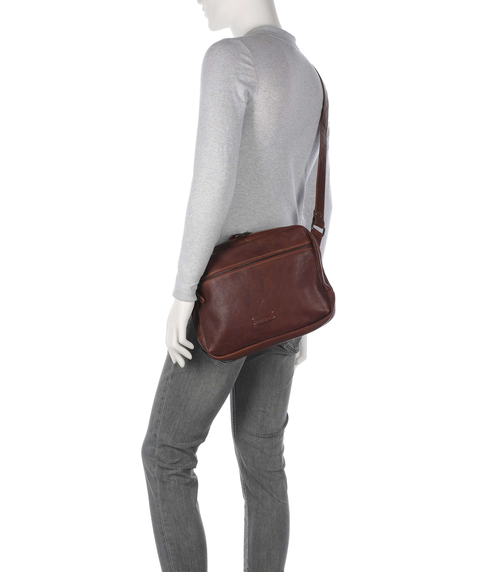Jack Kinsky Porto 11 Crossbody bag cognac