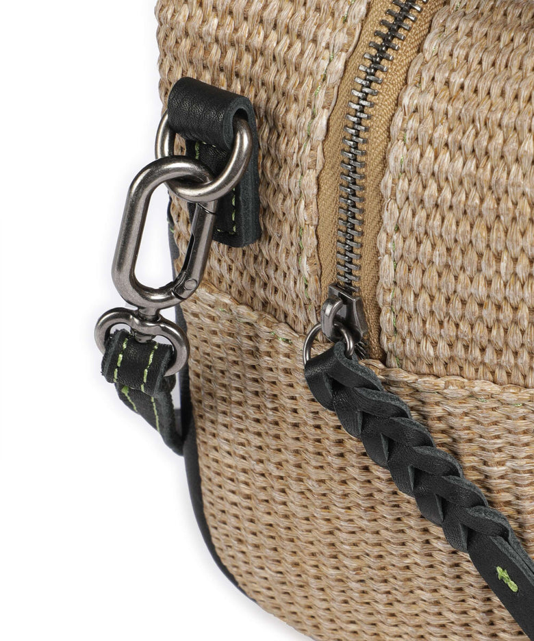 FredsBruder Sea you soon Cube Crossbody bag black/camel