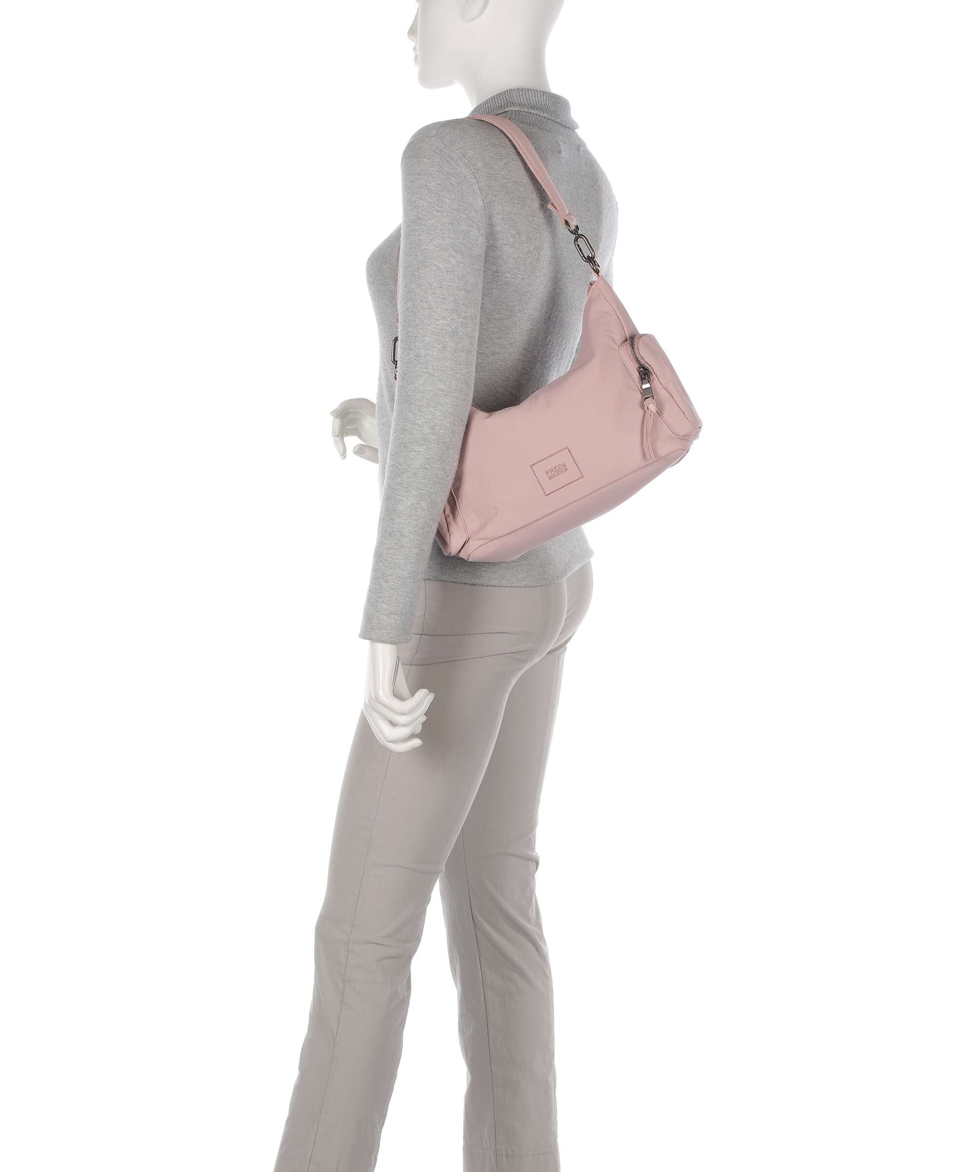 FredsBruder Friends for life Hobo bag old rose