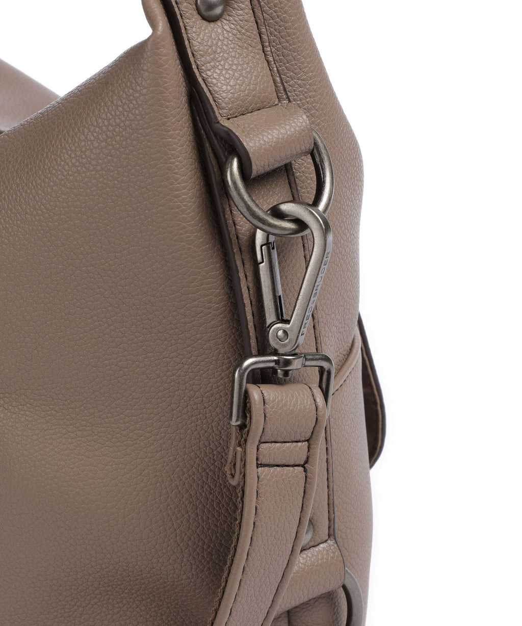 FredsBruder Bestie Hobo bag dark taupe