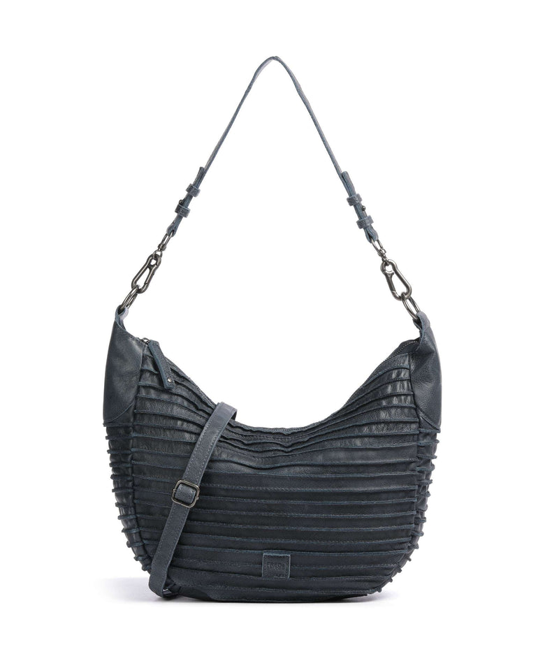 FredsBruder Riffel Flowow Hobo bag dusty blue