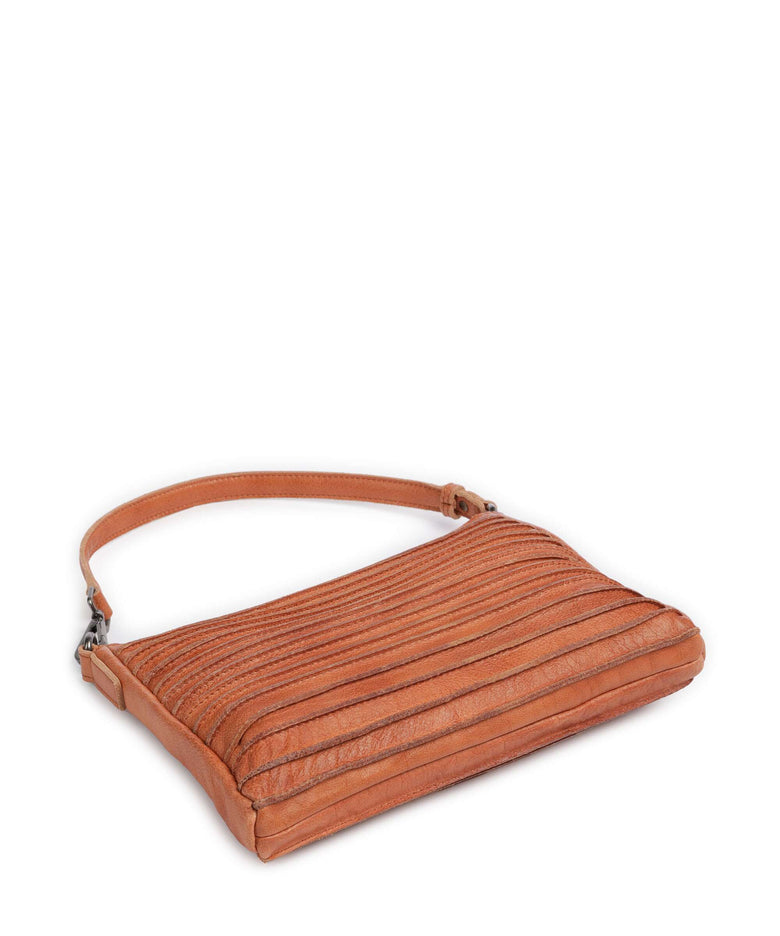 FredsBruder Bestseller Riffel Hobo bag dark caramel