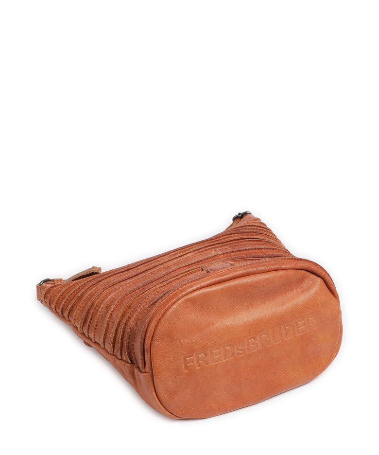 FredsBruder Riffelinchen Crossbody bag dark caramel