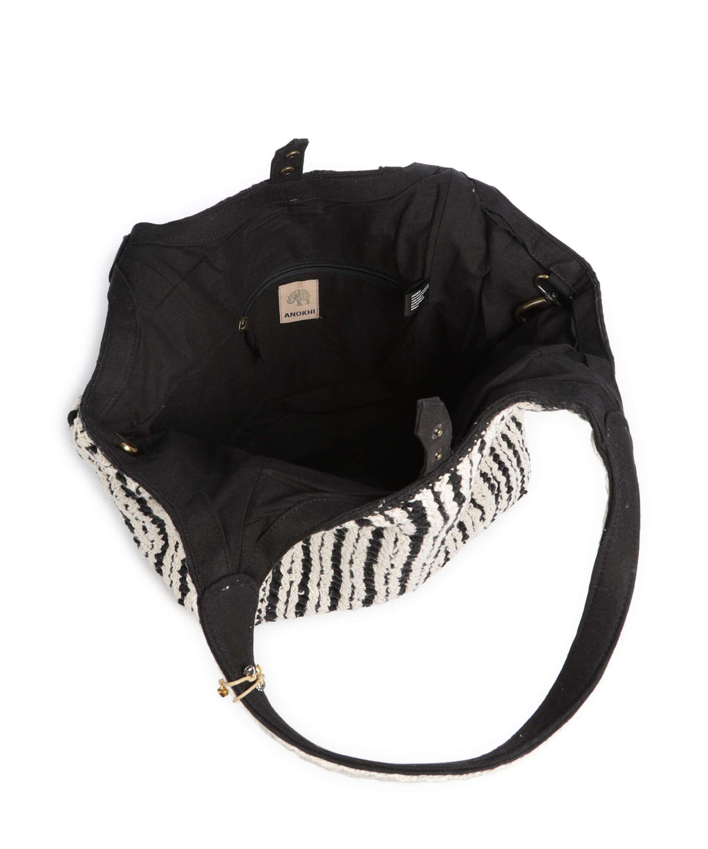 Anokhi Tote bag black/white