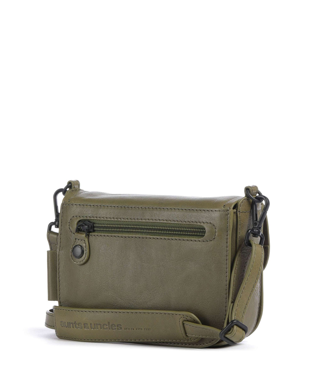 Aunts & Uncles Grandma's Luxury Club Mrs. Waffle Crossbody bag olive branch