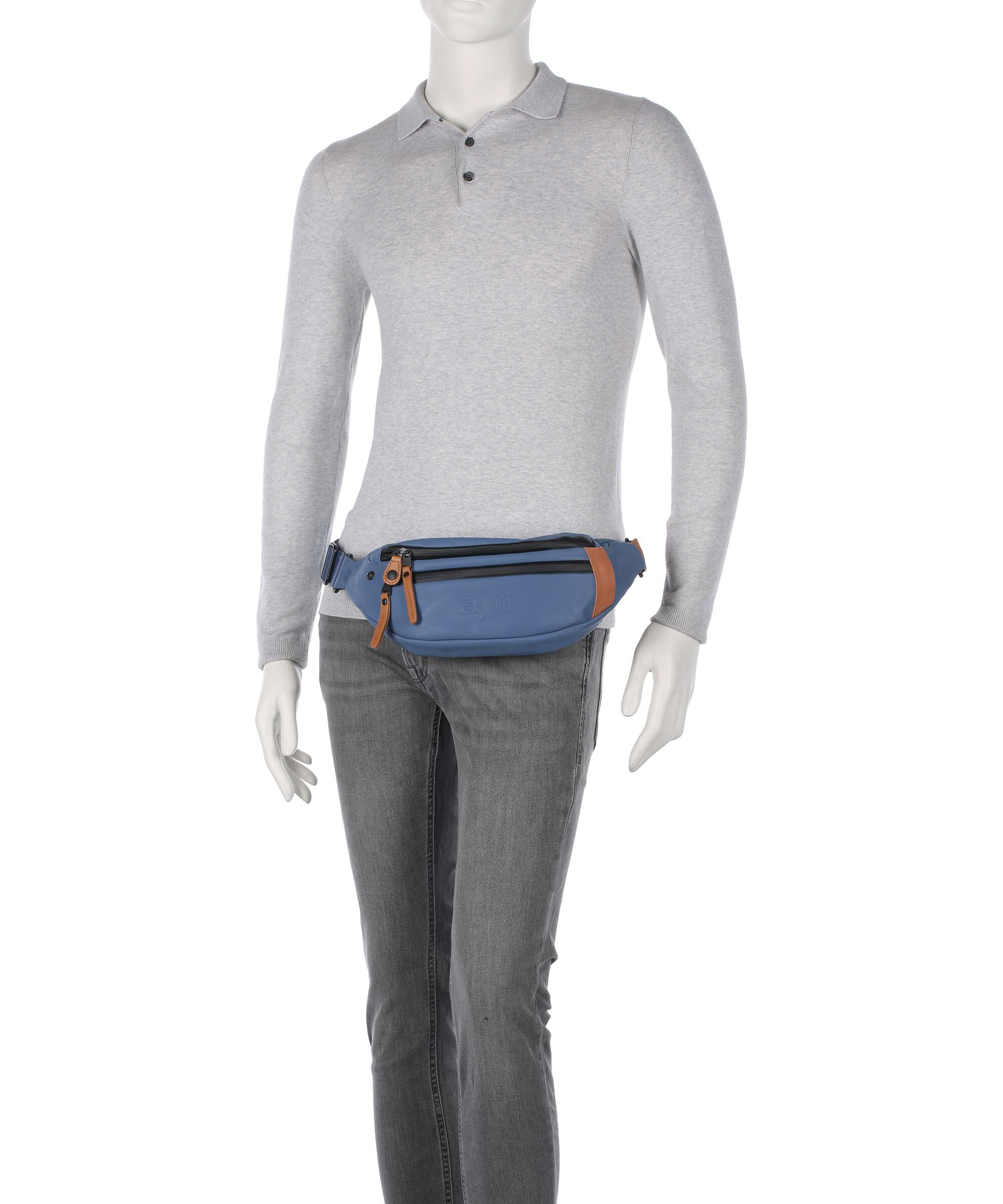 Aunts & Uncles Japan Ichikawa Belt bag blue jeans