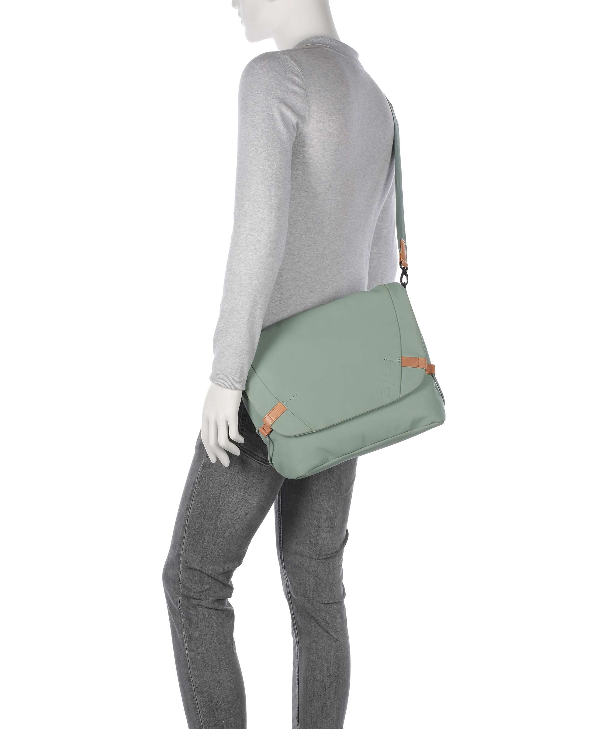 Aunts & Uncles Japan Matsumoto Briefcase sage green