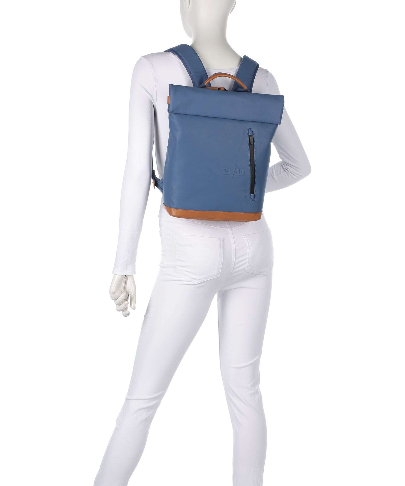 Aunts & Uncles Japan Wakayama Rolltop backpack blue jeans