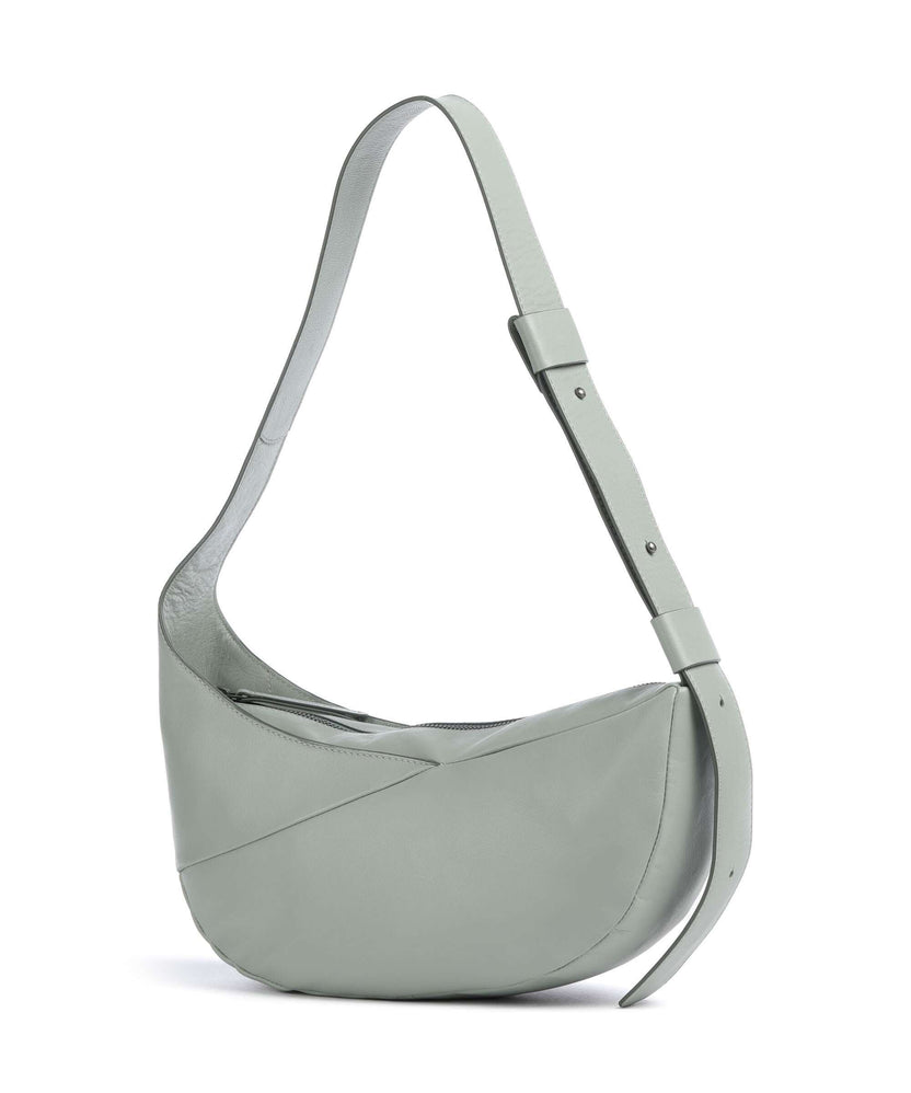 Aunts & Uncles Jamie's Orchard Bee Balm Hobo bag sage green