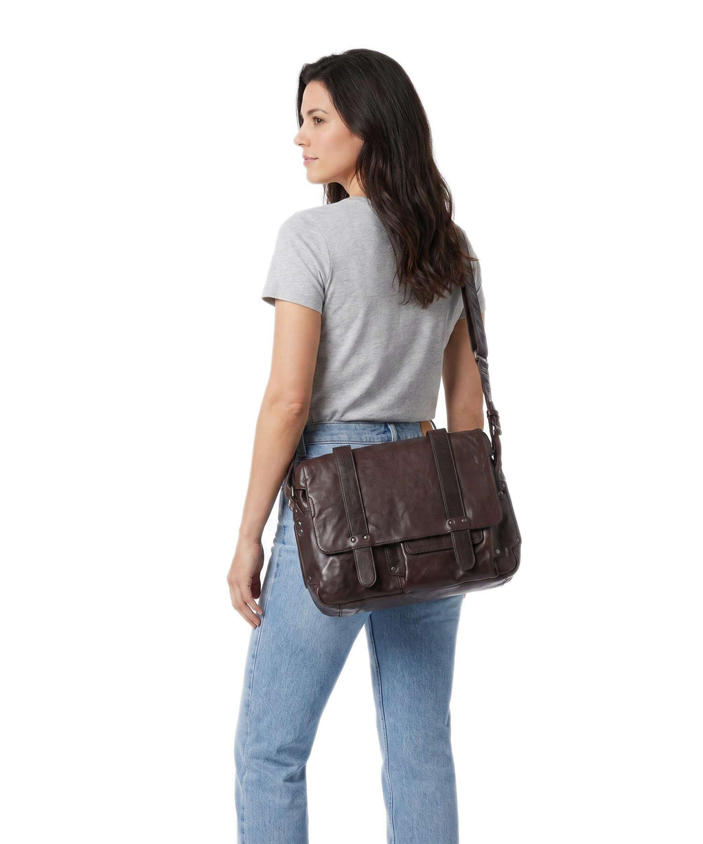 Aunts & Uncles Grandma's Luxury Club Mrs. Honey Pie Messenger bag coffee bean