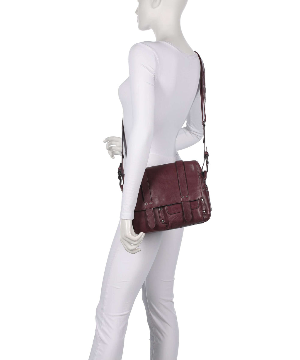 Aunts & Uncles Grandma's Luxury Club Miss Applepie Crossbody bag dark cherry