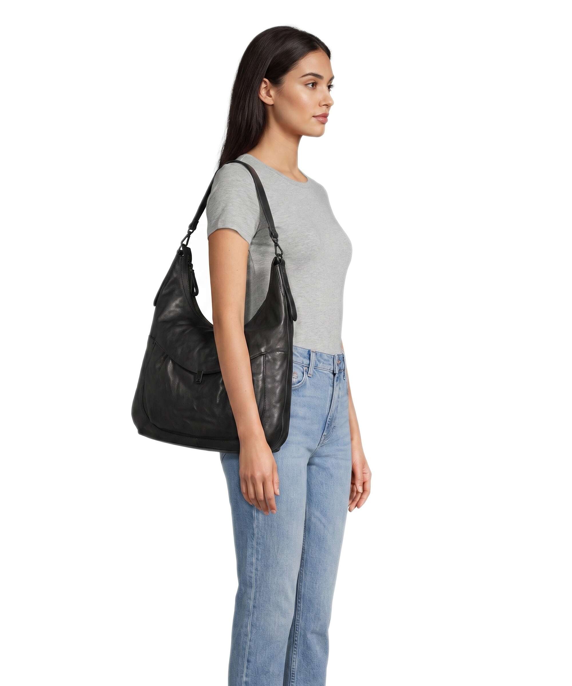 Aunts & Uncles Grandma's Luxury Club Mrs. Banoffee Pie Hobo bag black smoke