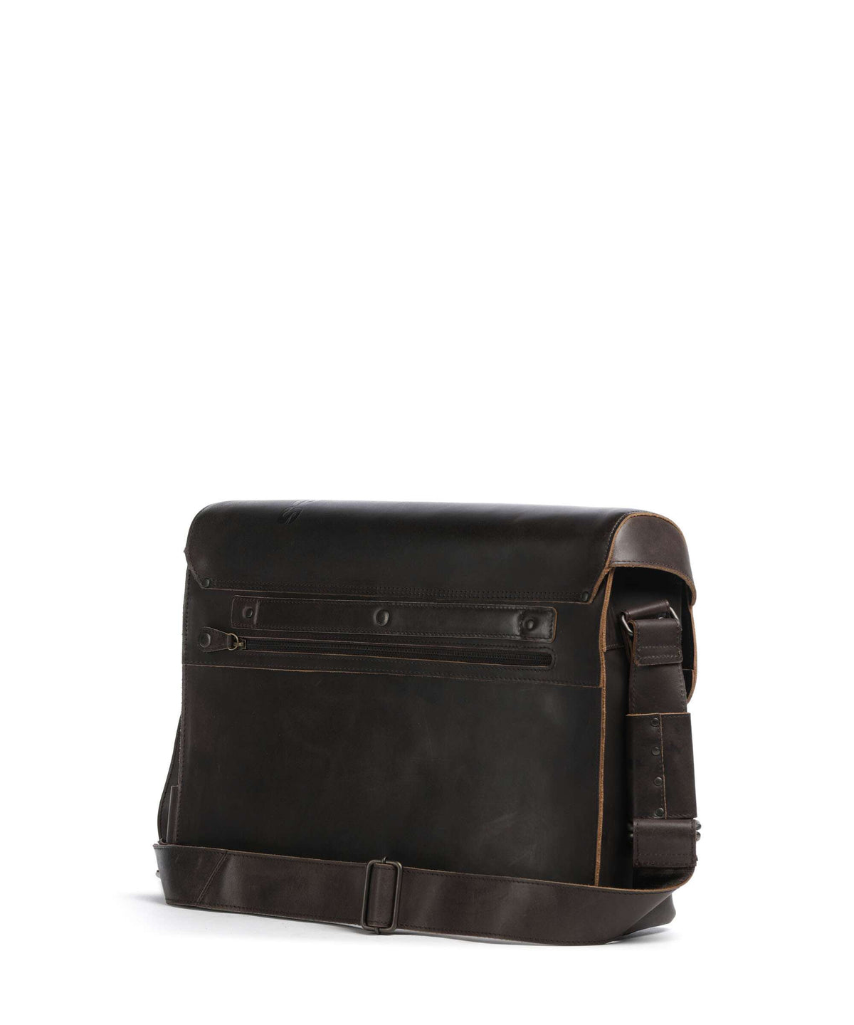Aunts & Uncles Heritage Big Judd Messenger bag dark brown